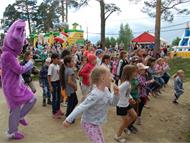 Детский праздник в "Шишкин-парке" в честь 344-летия города Арамиль 