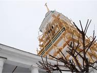 В Арамили храм во имя Святой Троицы обнесли строительными лесами. Судя... Реконструкция в храме